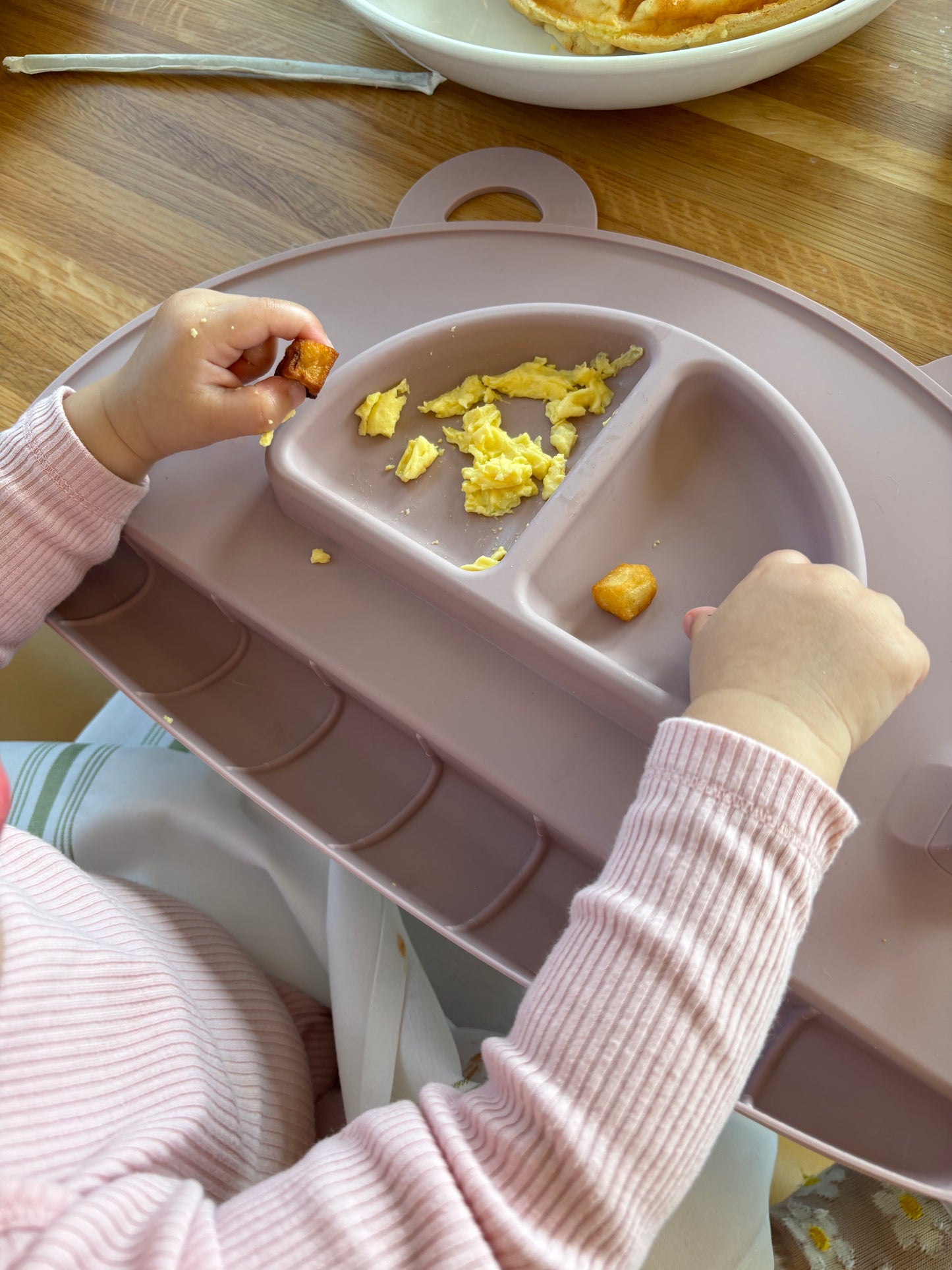 Mealtime Buddy Platemat | Silicone Feeding Placemat, Plate, Food-Catcher